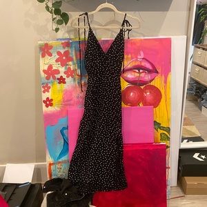 Abercrombie and Fitch polka dot midi